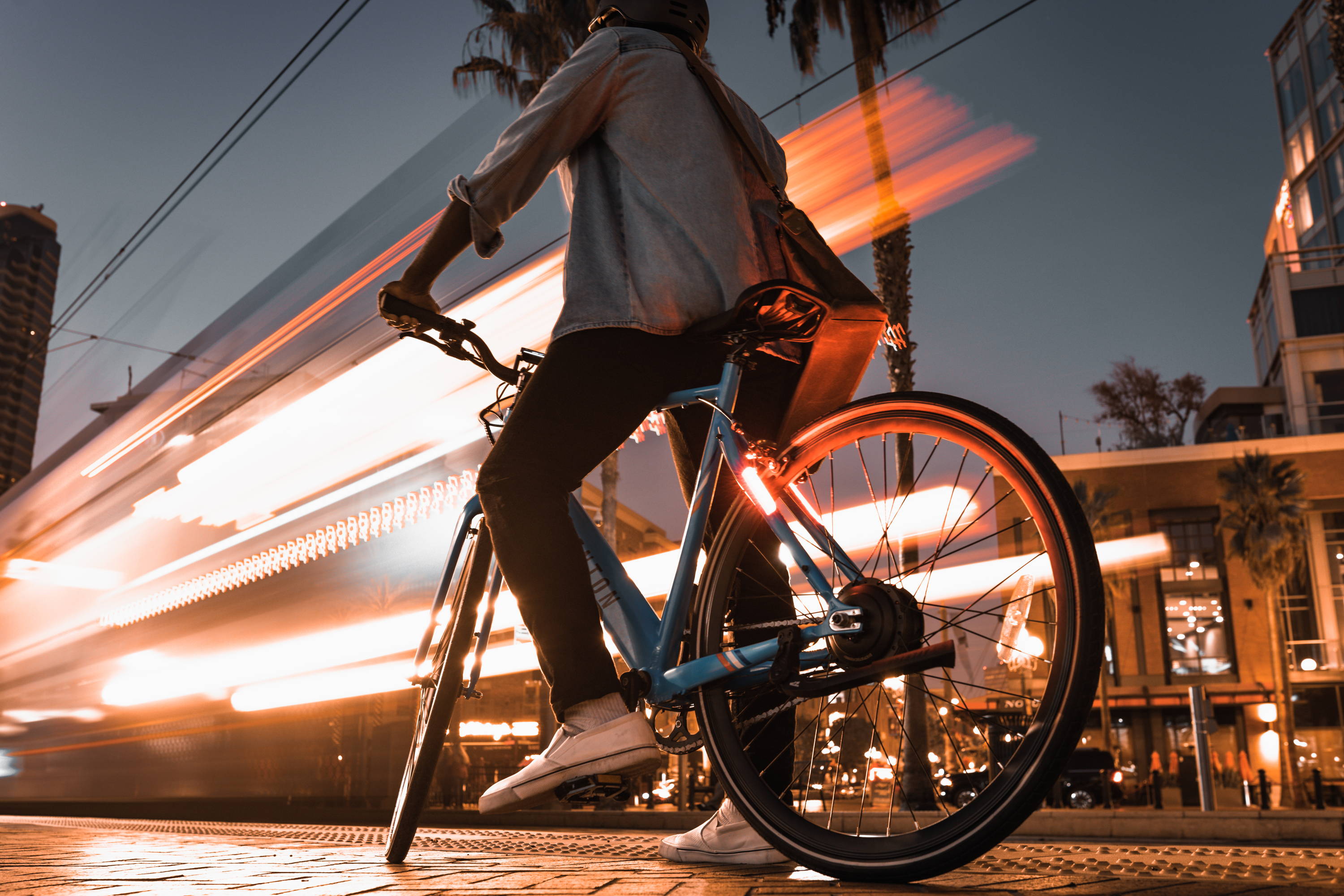 bicycle riding at night